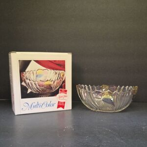 Bowl Annahütte Crystal Glass Vintage Bowl